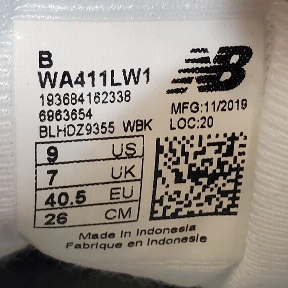 New Balance 411 ComfortRide Cush+ Womens Size 9 US Sneakers Shoes White - Picture 2 of 10